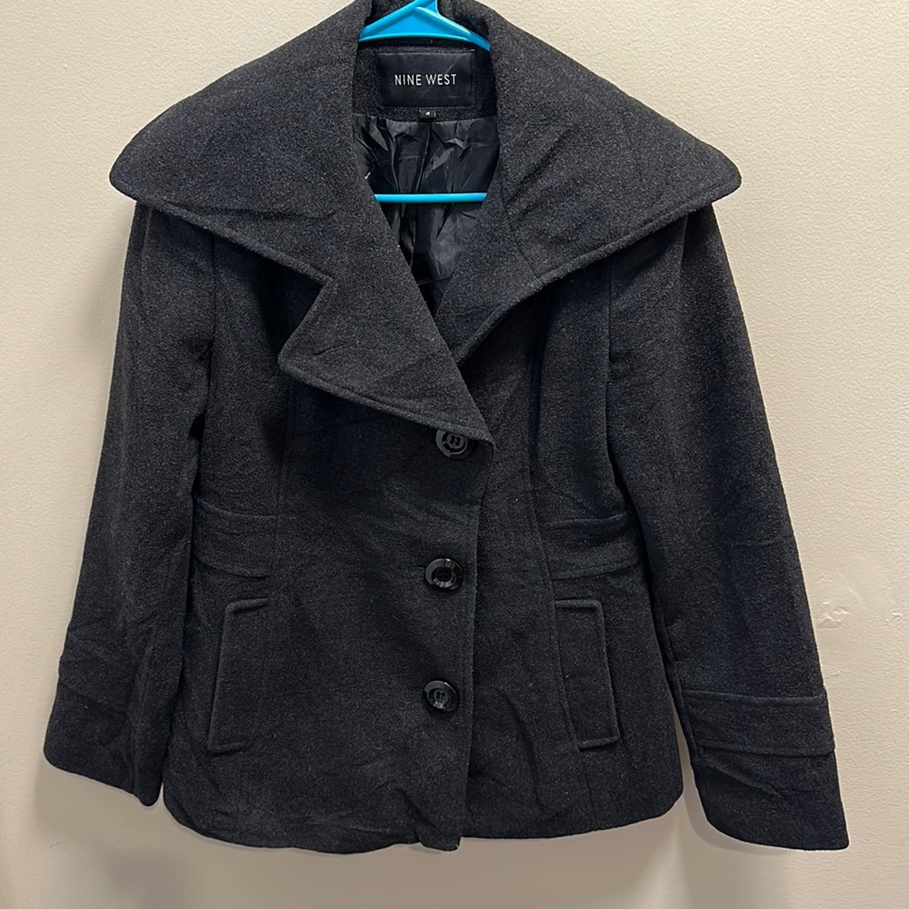 Nine West Wool blend pea coat women’s size 4